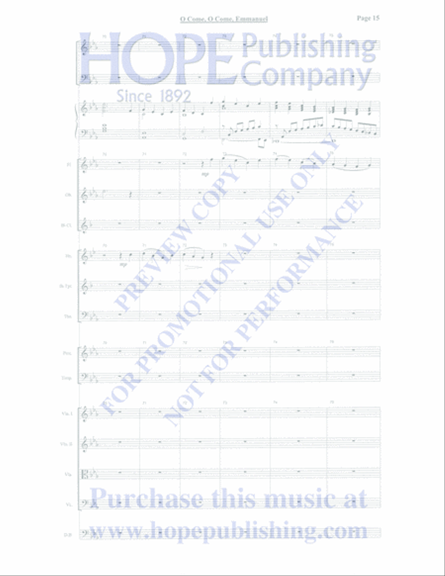 Emmanuel Emmanuel Orchestra scores gallery preview page 17
