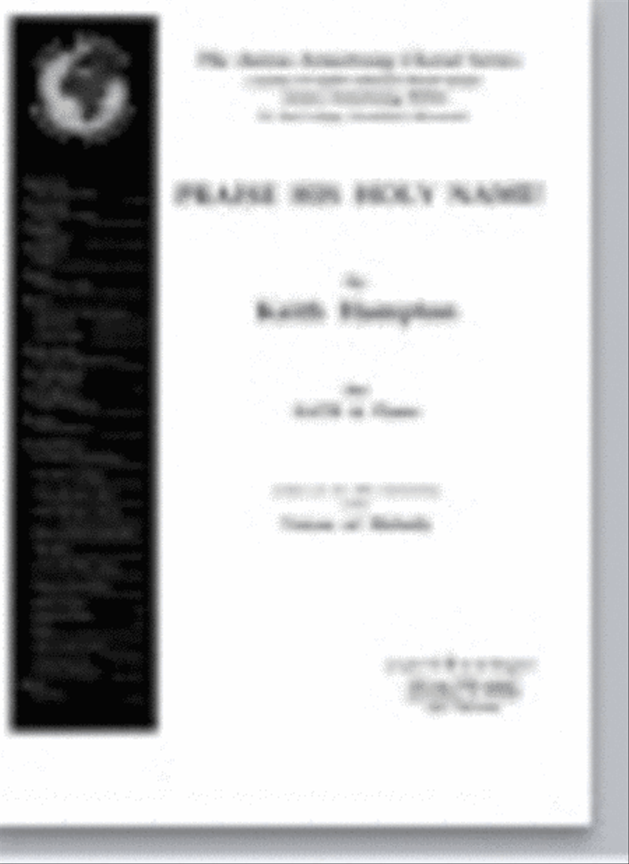 Book cover for praise his holy name