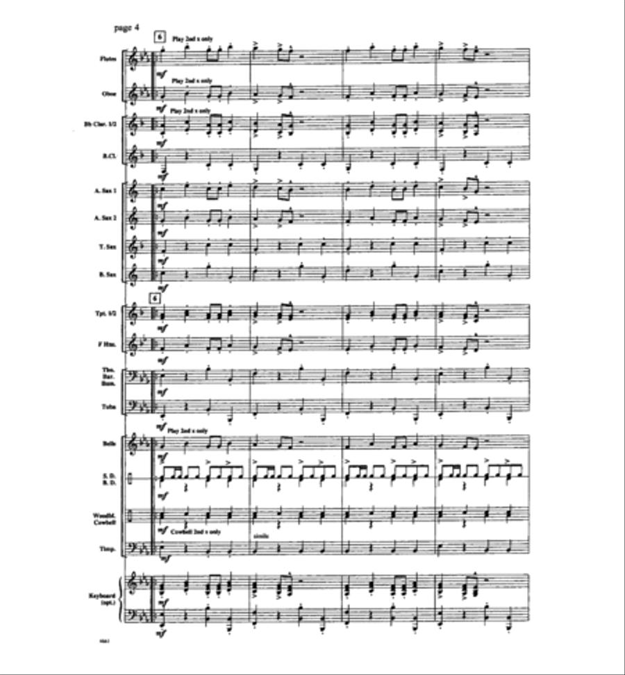 Taco Time Concert Band scores gallery preview page 3