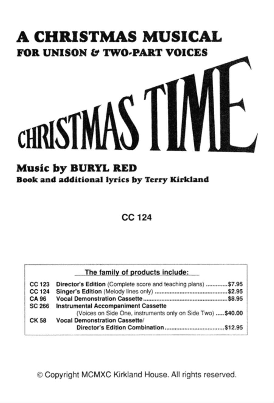 Christmas Time Singers Edition Unison Choir scores gallery preview page 3