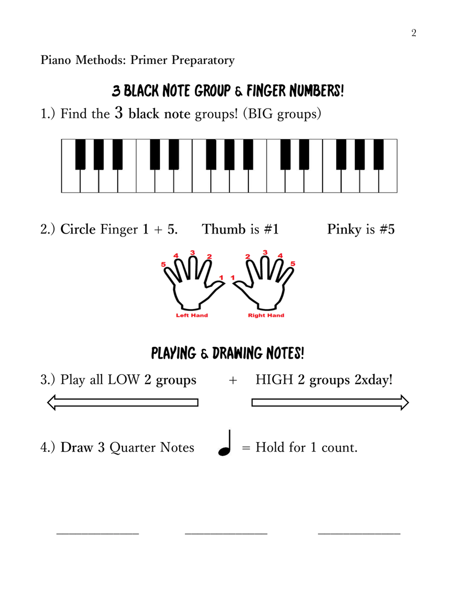 Notes and Keys Primer Piano Method scores gallery preview page 5