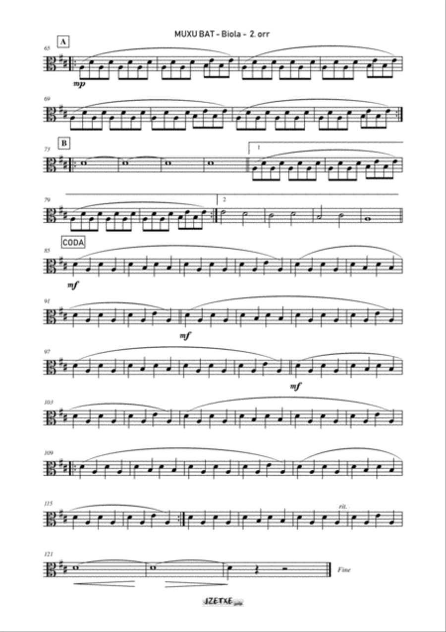 MUXU BAT (Parts) Full Orchestra scores gallery preview page 6
