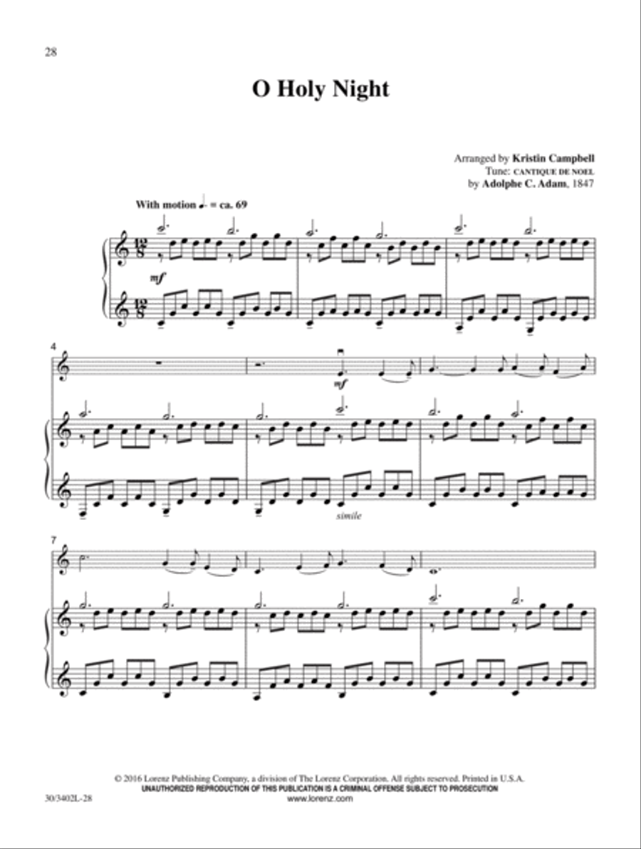 The Everlasting Song Violin Solo scores gallery preview page 12