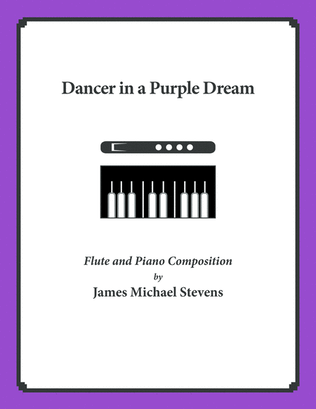 Book cover for Dancer in a Purple Dream - Flute & Piano