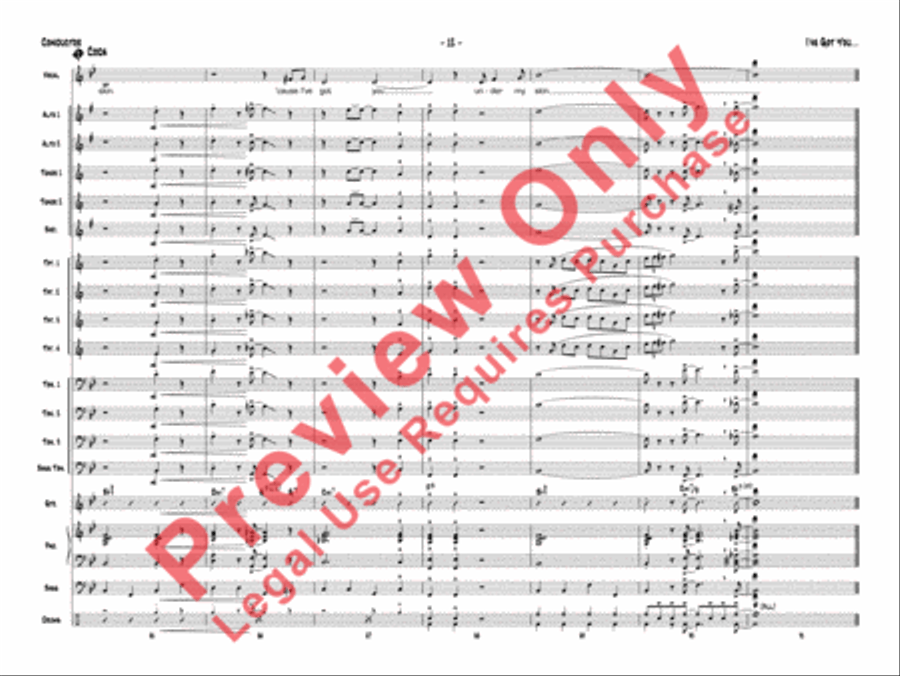 I've Got You Under My Skin Jazz Ensemble scores gallery preview page 29