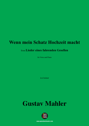 G. Mahler-Wenn mein Schatz Hochzeit macht,in d minor