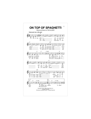 Book cover for On Top Of Spaghetti