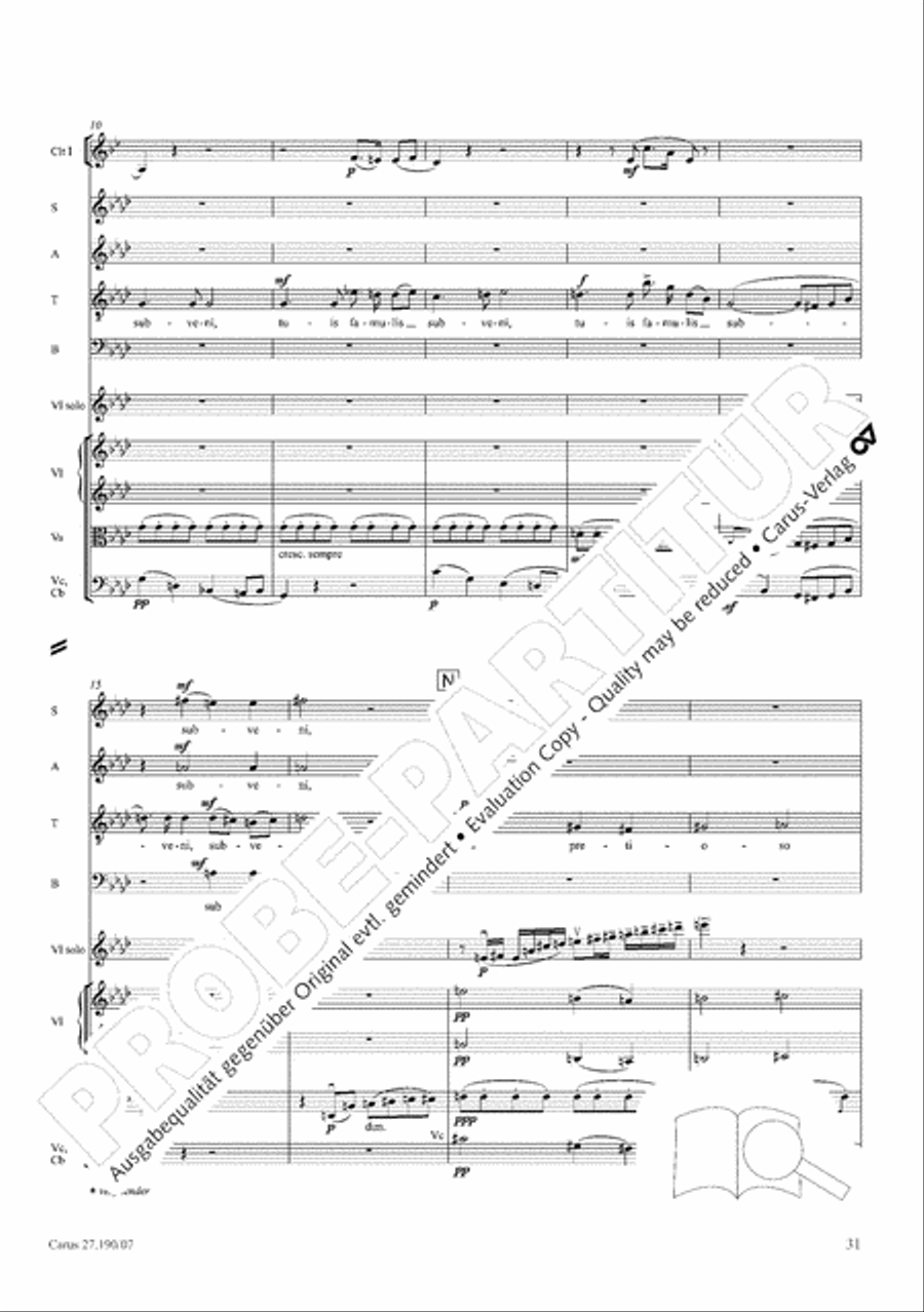 Te Deum Te Deum 4-Part scores gallery preview page 39