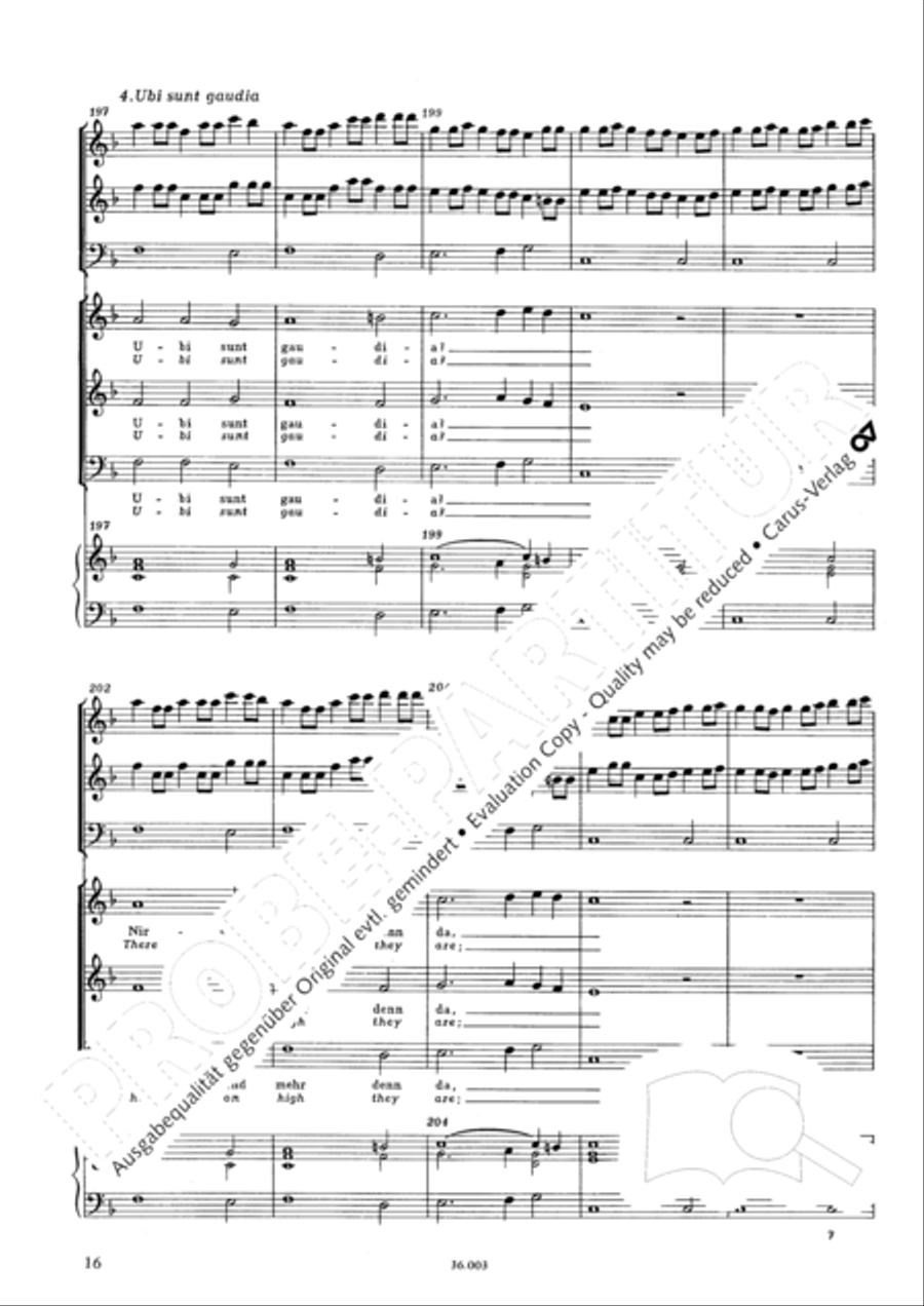 In dulci jubilo (Nun singet und seid froh) 3-Part scores gallery preview page 17