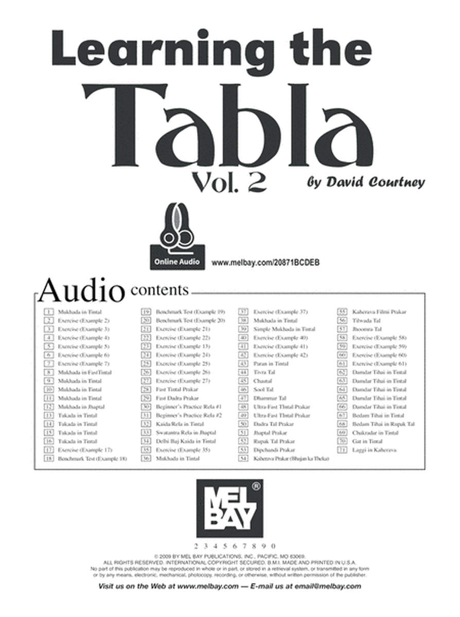 Learning the Tabla, Volume 2 image number null