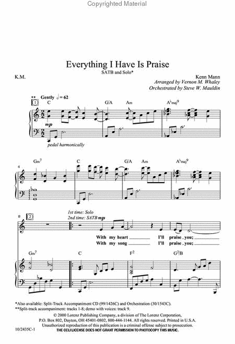 Everything I Have is Praise image number null
