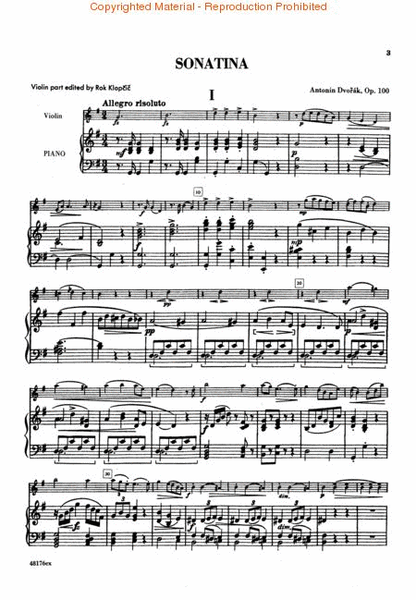 Sonatina, Op. 100
