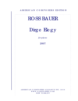 Book cover for [Bauer] Dirge Elegy