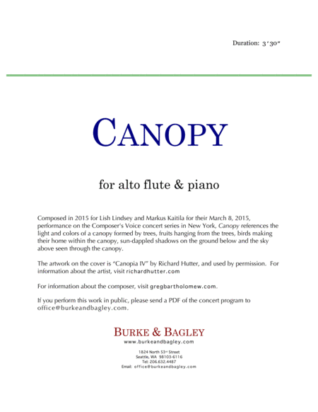 Canopy for alto flute & piano image number null