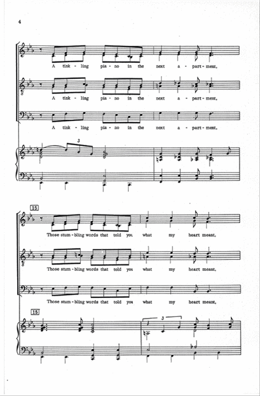These Foolish Things Divisi scores gallery preview page 4
