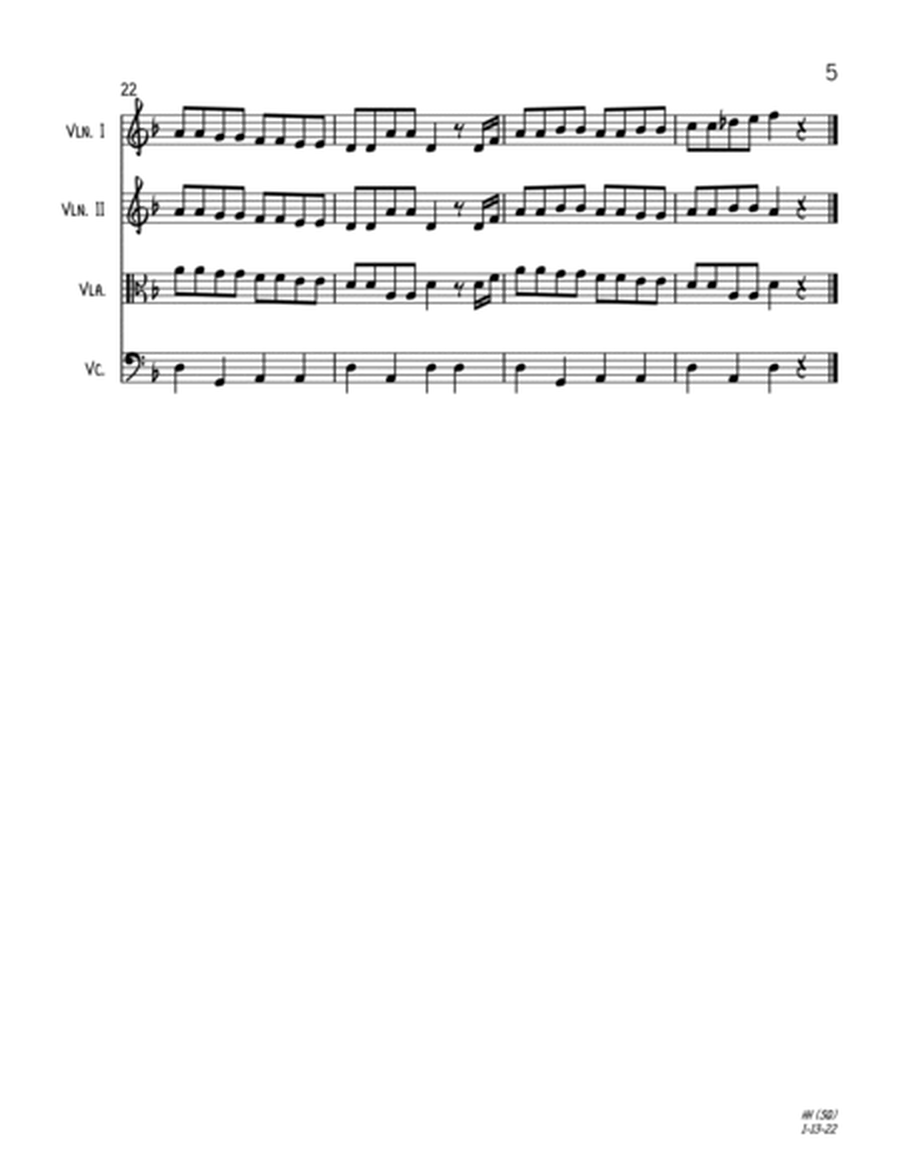 Hanerot Halalu (String Quartet) image number null
