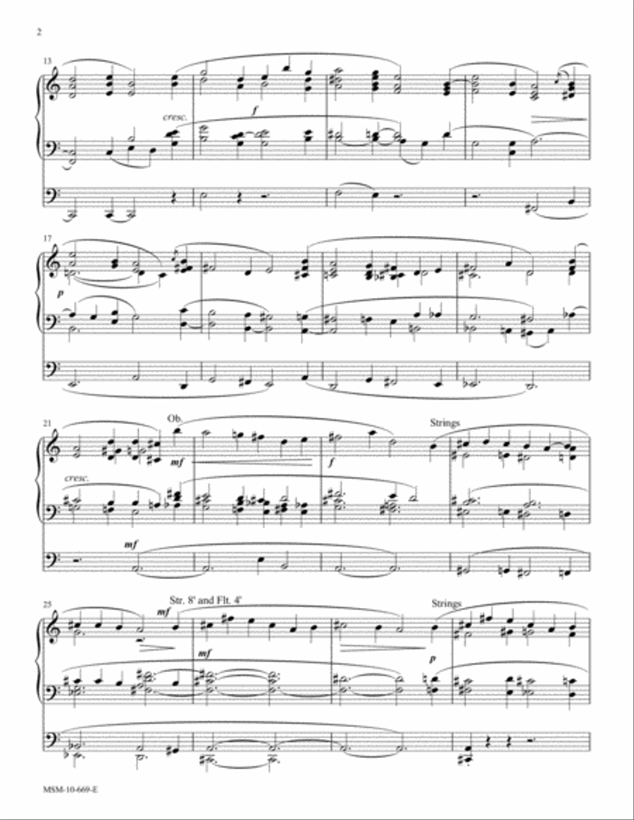 On Hearing the First Cuckoo in Spring Organ scores gallery preview page 2