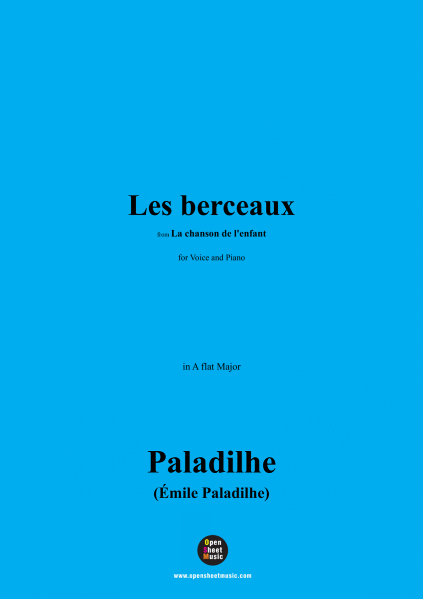 Paladilhe-Les berceaux,from 'La chanson de l'enfant',in A flat Major