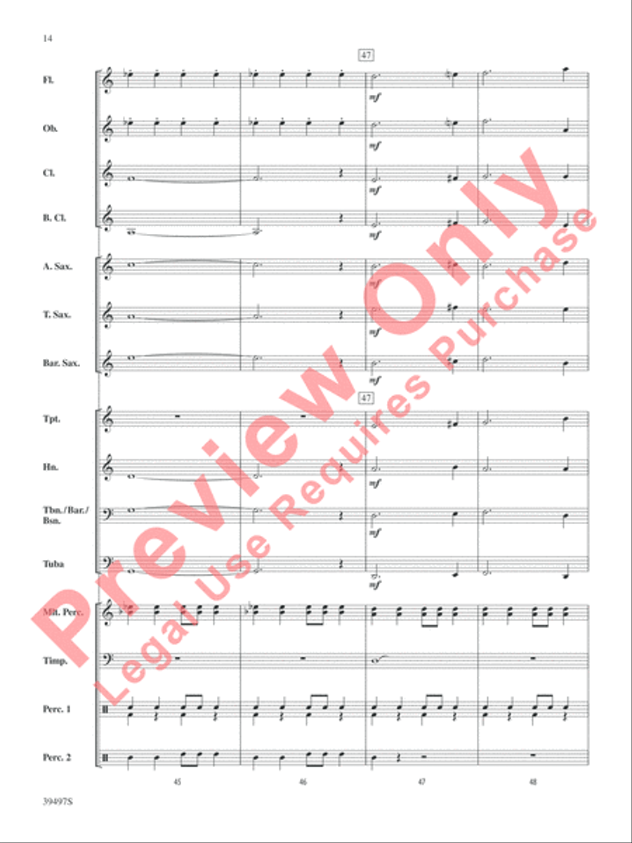 The Maya Kingdom The Maya Kingdom Concert Band scores gallery preview page 15