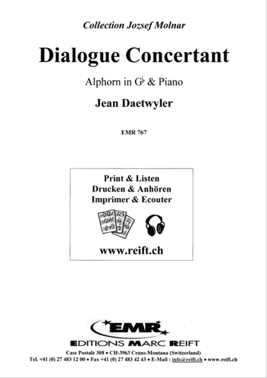 Dialogue Concertant Piano Accompaniment scores gallery preview page 2