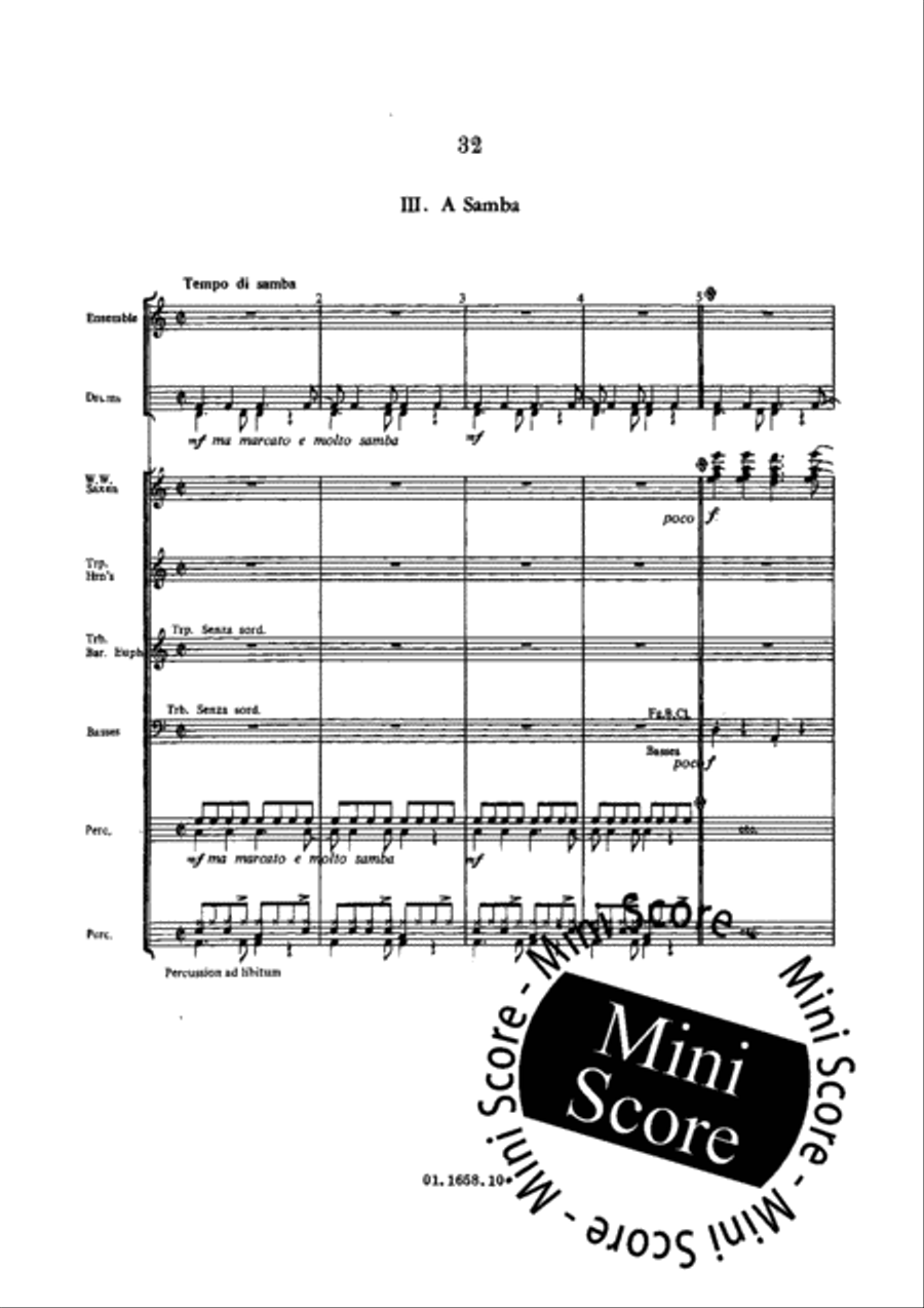 A Suite for Jazz Ensemble Concert Band scores gallery preview page 36