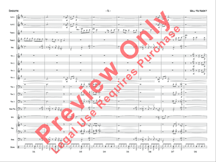 Well You Needn't Jazz Ensemble scores gallery preview page 32