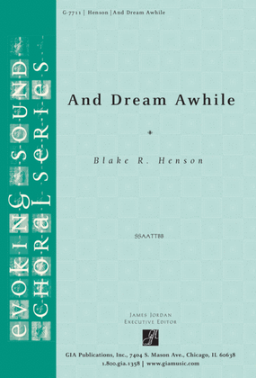 Book cover for And Dream Awhile