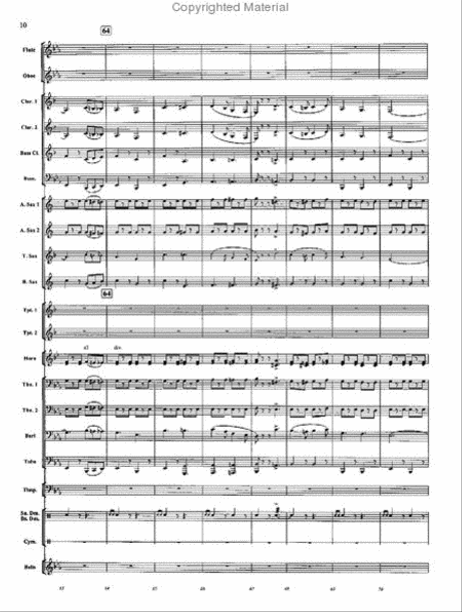 In The Center Ring Concert Band scores gallery preview page 10
