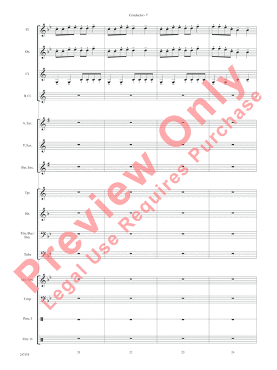 Udala'm Concert Band scores gallery preview page 9