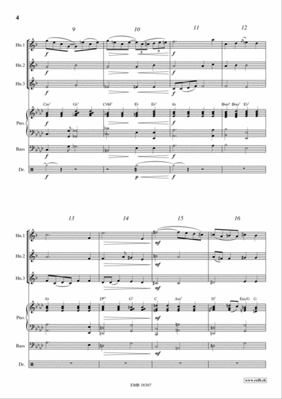 Bess, You Is My Woman Now Horn scores gallery preview page 4