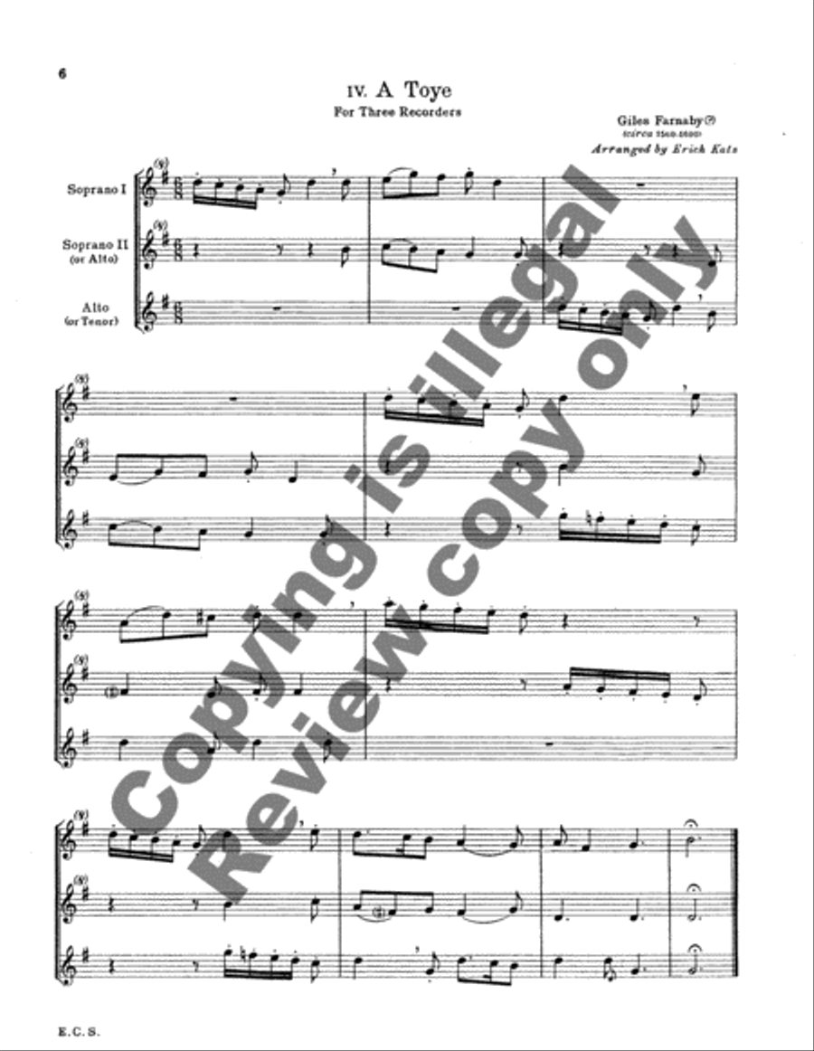 Recorder Consort Recorder scores gallery preview page 4