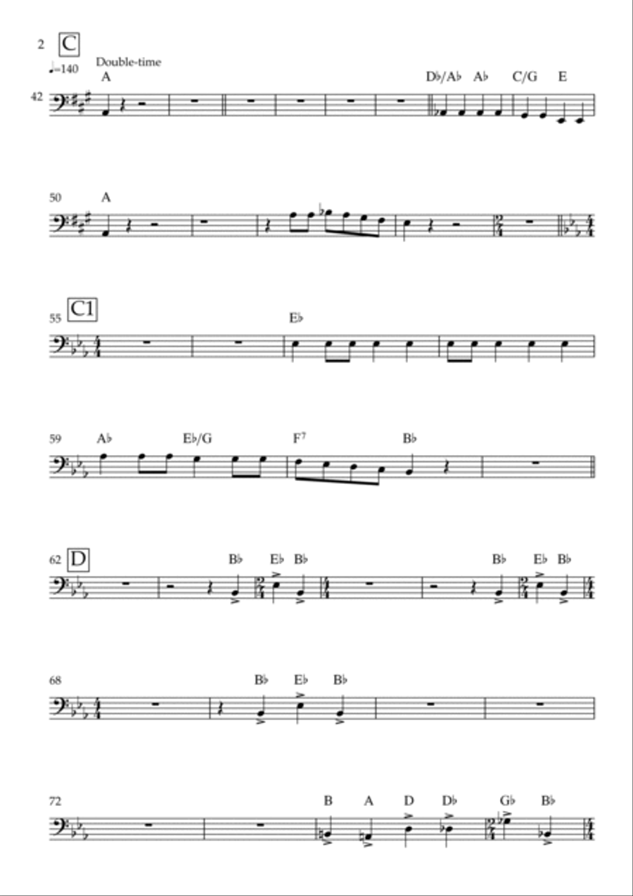 Bohemian Rhapsody Bass Guitar scores gallery preview page 2