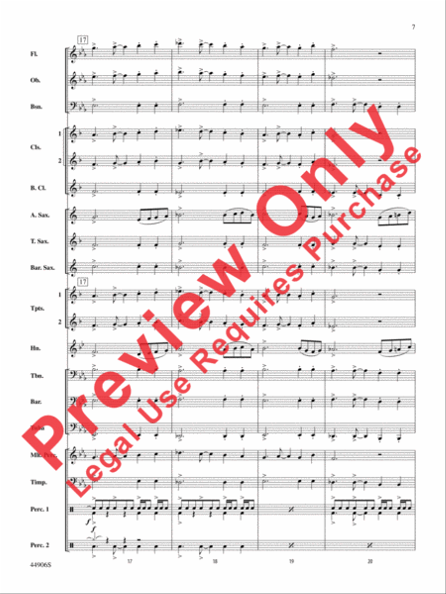 Pentagram Pentagram Concert Band scores gallery preview page 7