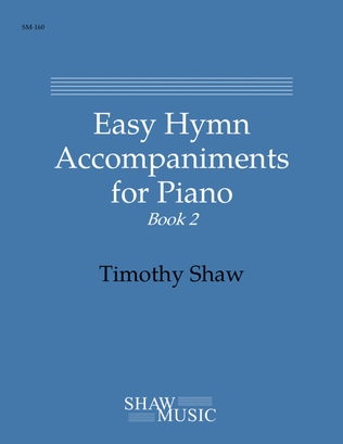 Book cover for Easy Hymn Accompaniments for Piano, Book 2