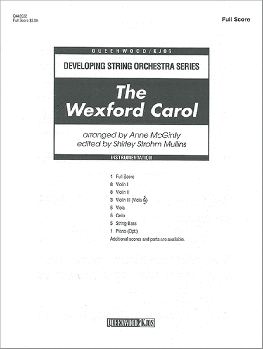 The Wexford Carol - Score