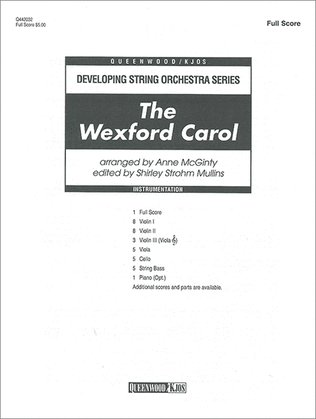 Book cover for The Wexford Carol - Score