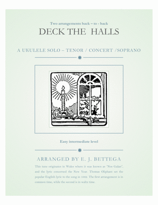 Deck The Halls - ukulele solo