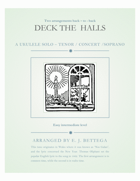Deck The Halls - ukulele solo image number null