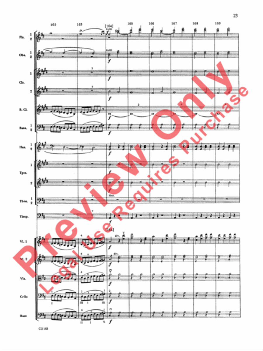 The Marriage of Figaro -- Overture Full Orchestra scores gallery preview page 26