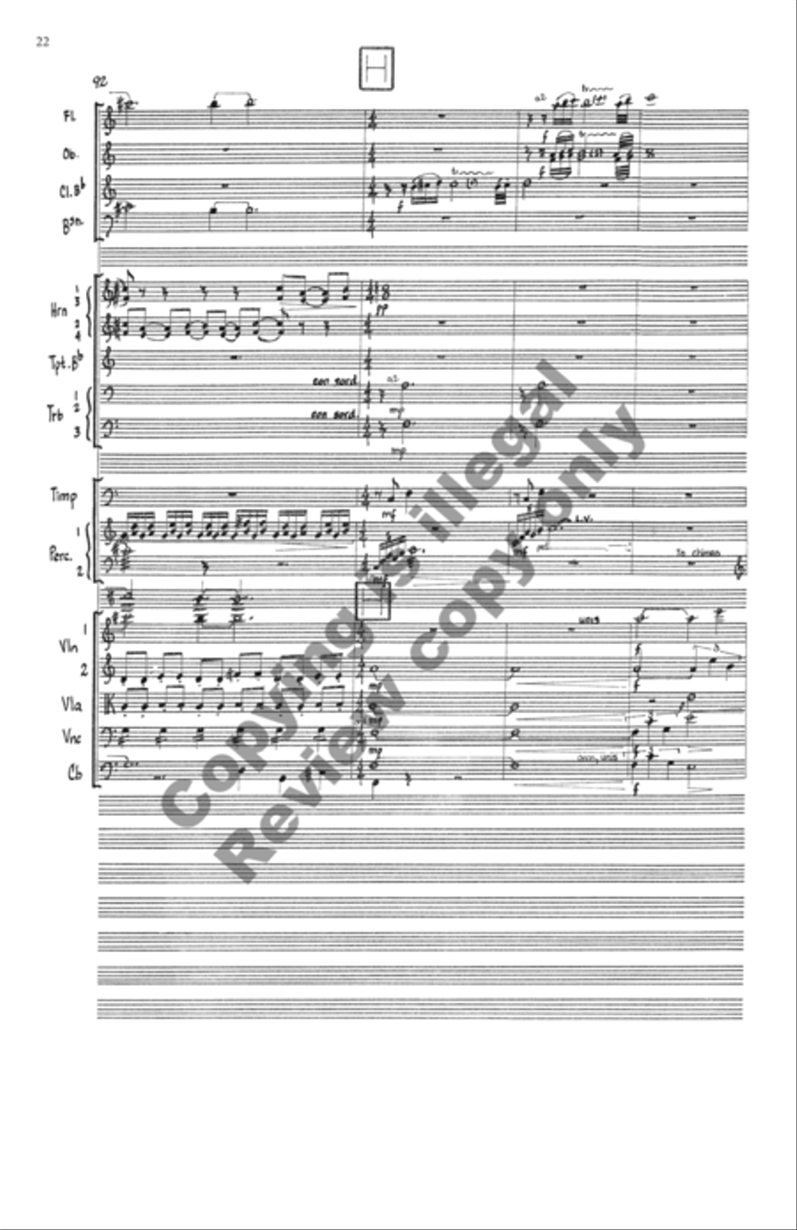 Deep Summer Music Full Orchestra scores gallery preview page 36