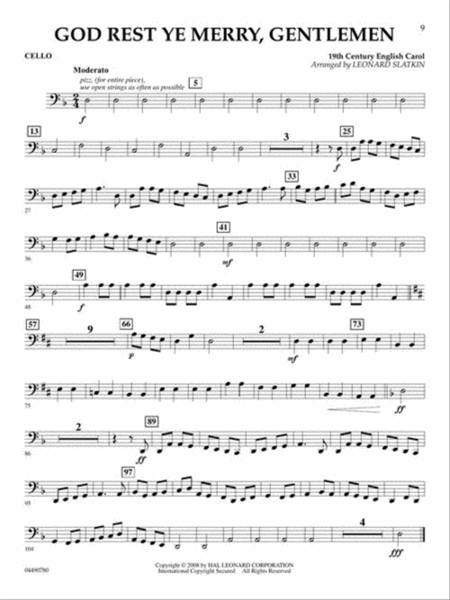 Holidays for Piano and Strings String Orchestra scores gallery preview page 5