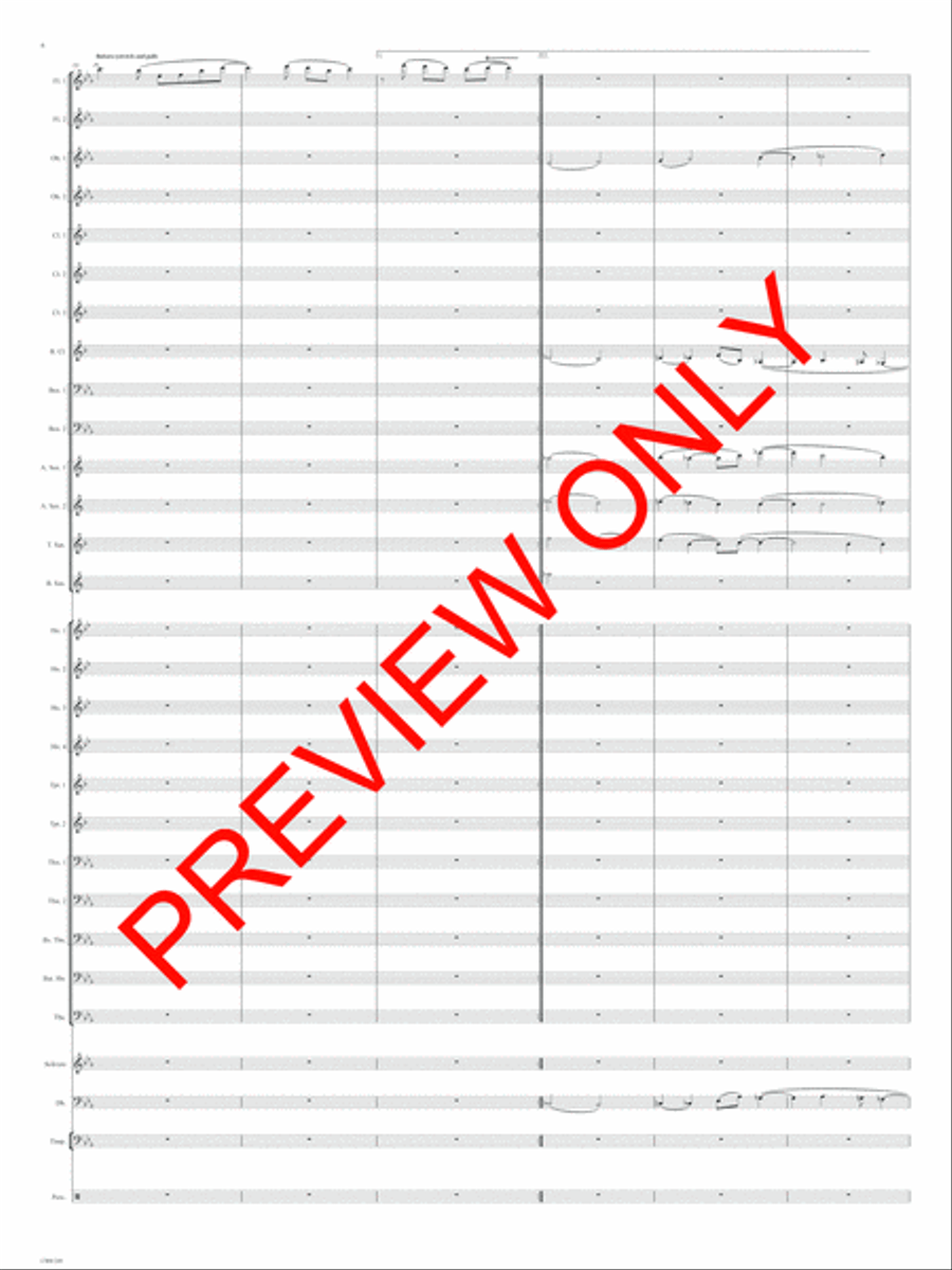 Festive Expressions Concert Band scores gallery preview page 7