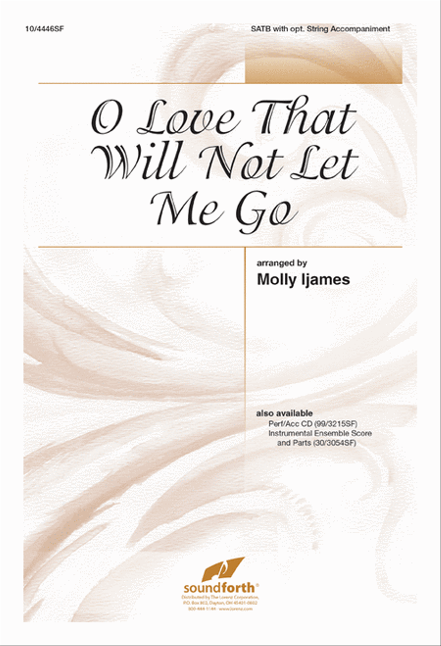 O Love That Will Not Let Me Go 4-Part scores gallery preview page 1