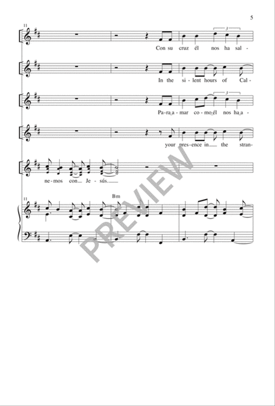 Caminemos con Jesús 3-Part scores gallery preview page 5