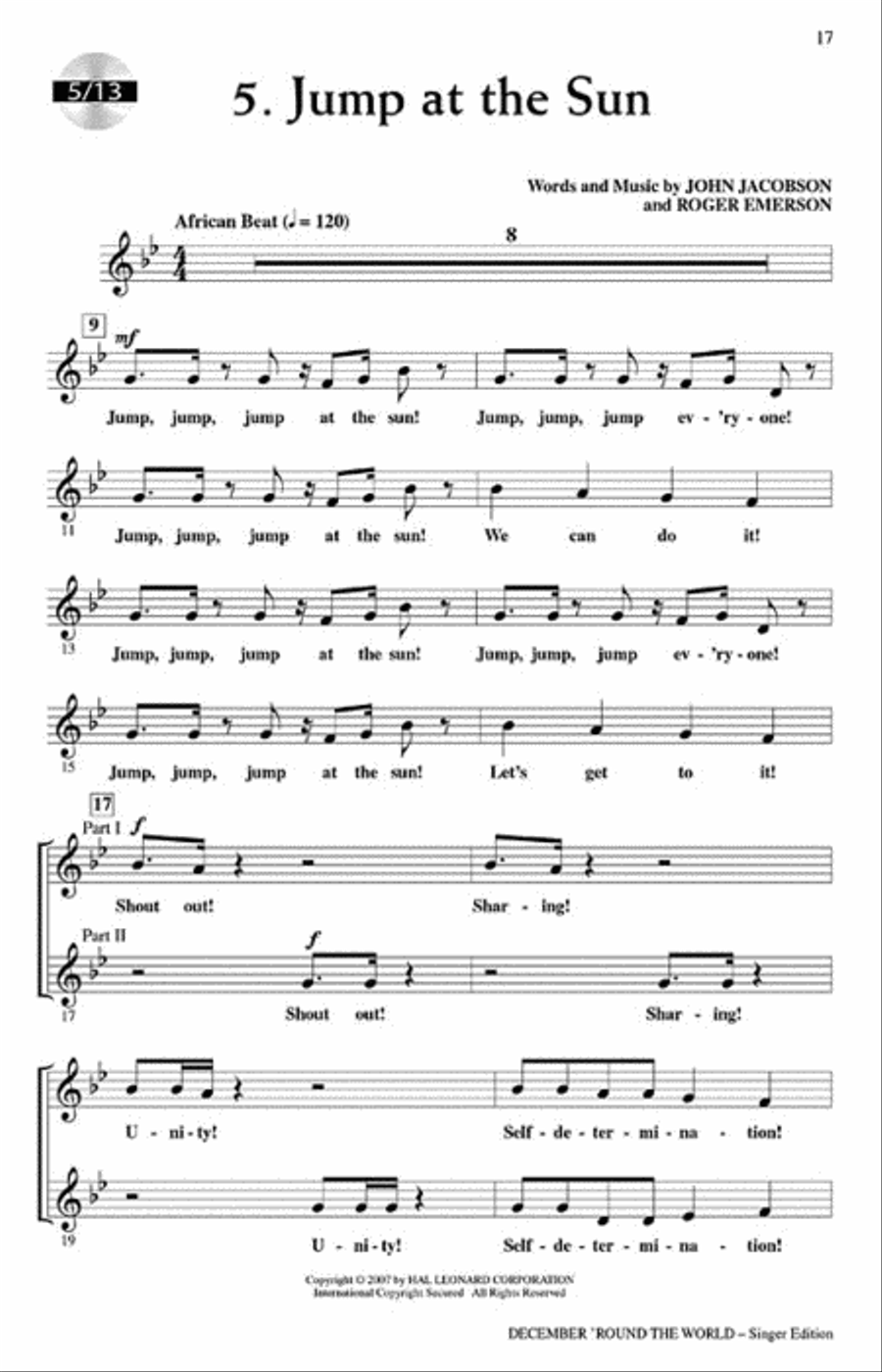 December 'Round the World Choir scores gallery preview page 4