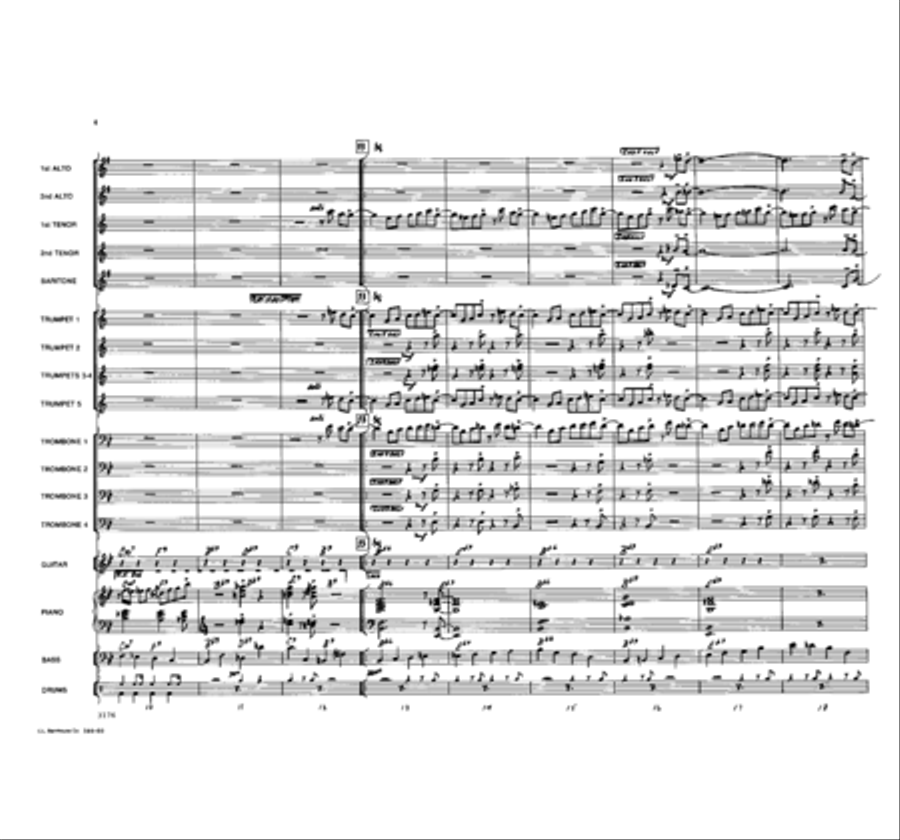 Frank Granata's Blues Frank Granata's Blues Jazz Ensemble scores gallery preview page 3