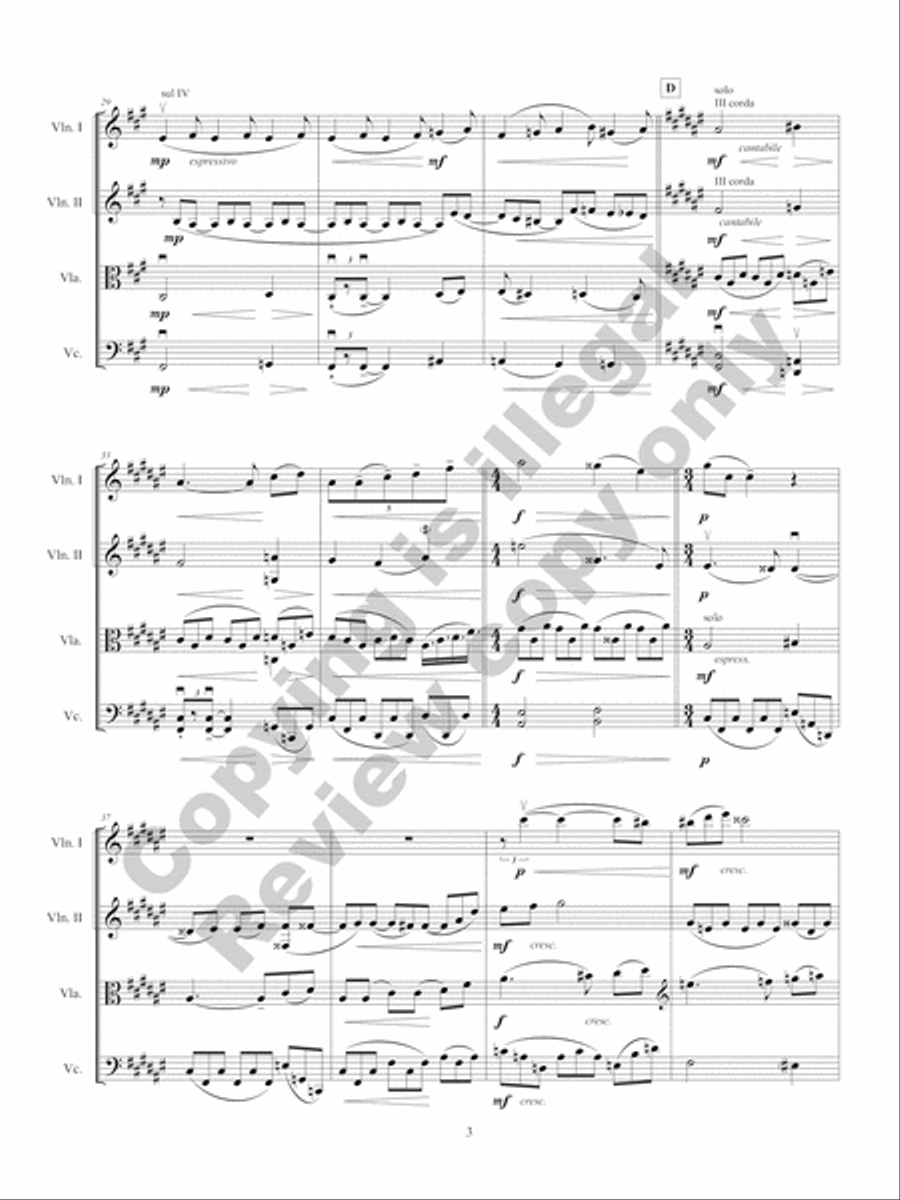 The Wind in the Willows String Quartet scores gallery preview page 20