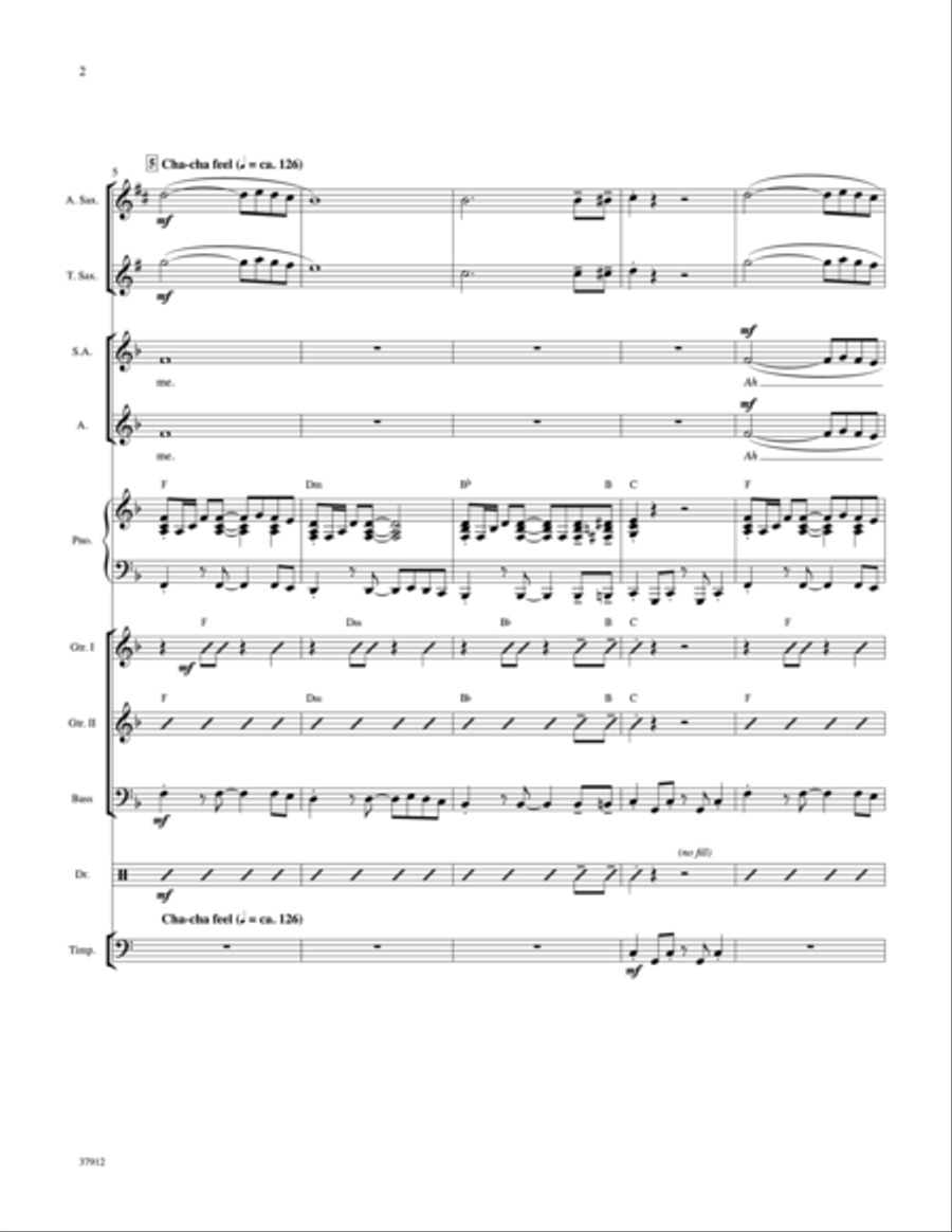 Johnny Angel Choir scores gallery preview page 3