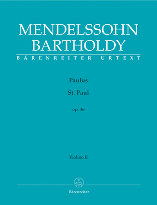 Book cover for St. Paul, op. 36