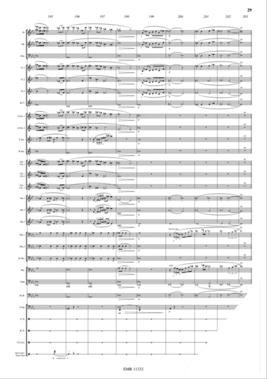 Cutthroat Island Concert Band scores gallery preview page 30